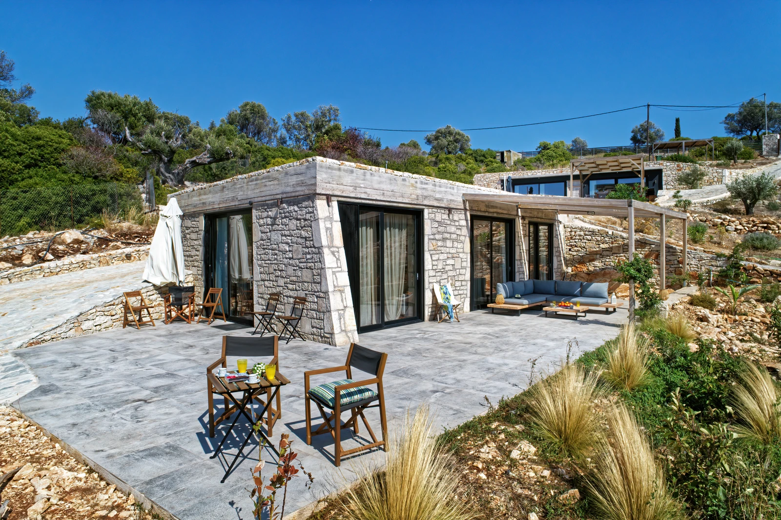 House Petra villa with sea views, Kastos Island, Greece